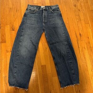 Agolde Luna High Rise Pieced Taper in Control